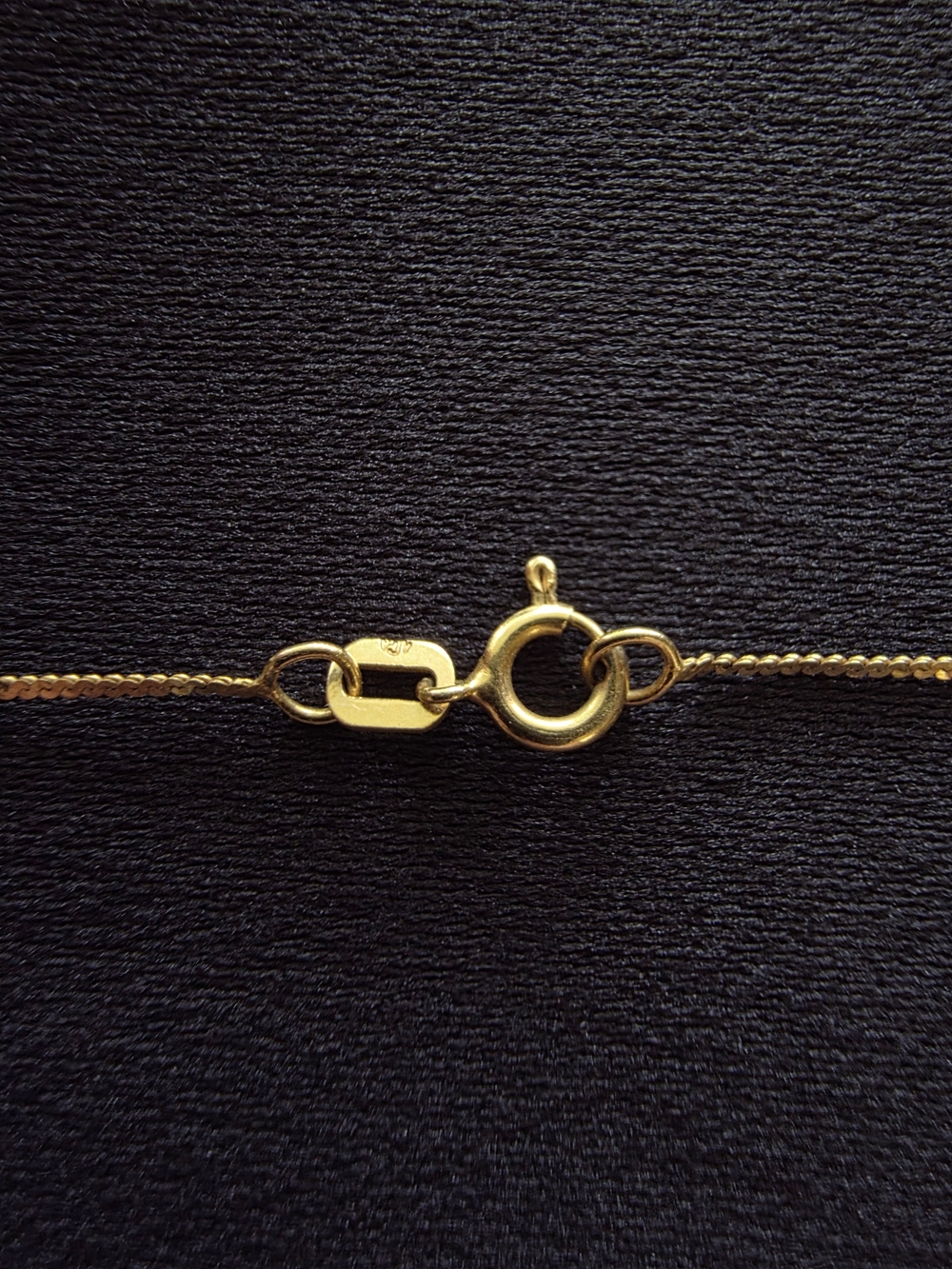 14K Gold Libra Scales of Justice Pendant Necklace 16" Box Chain Estate - Picture 6 of 13